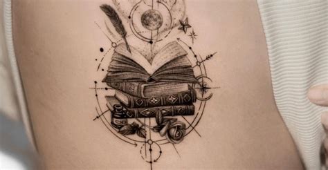 fantasy book tattoo|book of tattoo designs drawings.